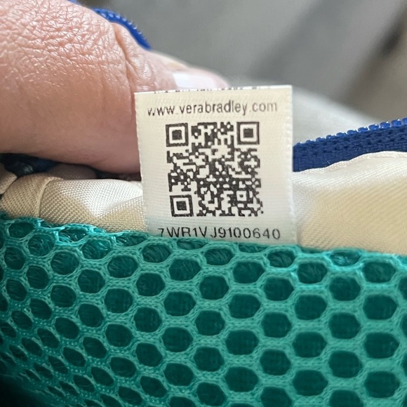 Vera Bradley Cool Lagoon Go Anywhere Carry-On Lighten Up Travel Duffle Bag NWOT - Picture 16 of 16